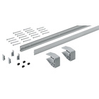 SlideLine M Profile sets: 1 profile, H 16 mm, L 4000 mm, silver