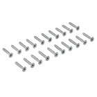 Set of screws for profile attachment