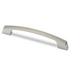 Handle Fectio, drill hole spacing 160, L 210 mm, B 15 mm, H 29 mm, Brushed stainless steel look