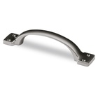 Handle Flavia, drill hole spacing 96 mm, L 145 mm, W 28 mm, H 28 mm, pewter effect