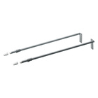 Lengthwise railings for drawer sets, heights 86, 118 and 150  mm