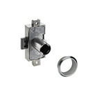 Cylinder espagnolette lock