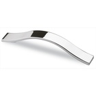 Poignée Genoa, entraxe des perçages 128 mm, L 170 mm, L 23 mm, H 26 mm, chromé brillant