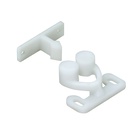 Plastic catch, for screwing on, white