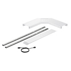 LegaDrive Systems frame module, 90° angle, white