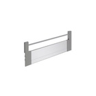 Front panel for internal pot-and-pan drawer InnoTech, 144 x 1200, grey, silver
