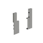 Connector for aluminium front panel InnoTech, 144 mm, left and right, grey