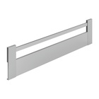 Front panel for internal pot-and-pan drawer ArciTech 186 x 500 mm silver
