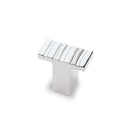 Knob Oka, L 40 mm, W 20 mm, H 26 mm, gloss chrome plated