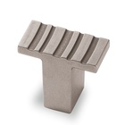 Knob Oka, L 40 mm, W 20 mm, H 26 mm, pewter effect