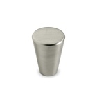 Knob Onex, H 30 mm, ø 22 mm, brushed stainless steel