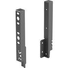 Rear panel connector set ArciTech 218 mm anthracite left and right