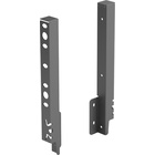 Rear panel connector set ArciTech 250 mm anthracite left and right