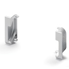 End cap Spira, L 11 mm, H 43 mm, aluminium look