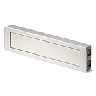 Touch in recessed handle, •–• 172 mm, brushed stainless-steel look
