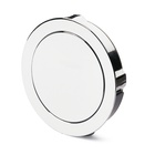 Touch in recessed handle, •–• 84 mm, bright chrome plated