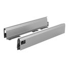 ArciTech Drawer side profile, Drawer side profile height 94 x NL 270 mm, silver, left