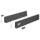 InnoTech Atira Drawer side profile set, Drawer side profile height 70, NL 260 mm, anthracite, left and right