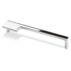 Handle Zenga, right, drill hole spacing 192 mm, L 201 mm, W 36 mm, H 30 mm, gloss chrome plated