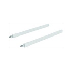 Lengthwise railing set ArciTech / 400 mm, white, left and right