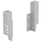 Rear panel connector set ArciTech 126 mm silver left and right