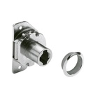 Tambour door cylinder lock for exchangeable barrels Z23, ø 18mm, right