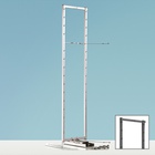Pull-out frame Dispensa Duo, W 600 mm, silver