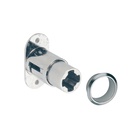 Cylinder push lock, Z23, ø 18 mm