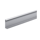 Концевой профиль шкафа TopLine M, L2500, H46, сталь, цвет серебристый