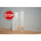 Tope de pared para atornillar o pegar, ø 40 x 11 mm, Plástico, Blanco