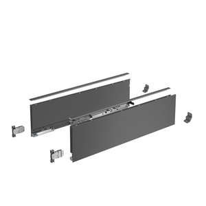 AvanTech YOU Drawer side profile set, height 139 mm x NL 350 mm, anthracite, left and right