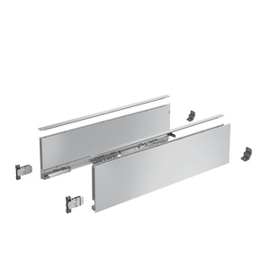 AvanTech YOU Drawer side profile set, height 139 mm x NL 350 mm, silver, left and right