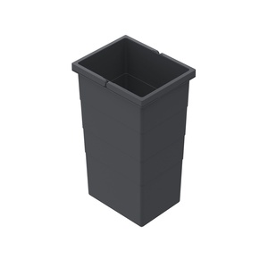 bin 28 l, Plastic, dark grey, B x T x H 385 x 242 x 380 mm, for waste collecting system Cargo Synchro