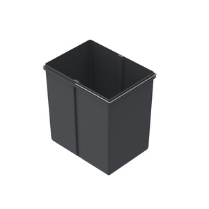 bin 8 l, Plastic, anthracite, B x T x H 225 x 152 x 290 mm, for waste collecting system Bin.it Smart