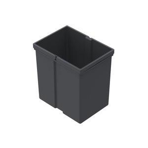 bin 11 l, Plastic, anthracite, B x T x H 152 x 304 x 295 mm, for waste collecting system AvanTech YOU Pull, ArciTech Pull, InnoTech Pull