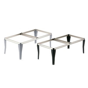 Slot in file cradle for desk pedestal, aluminium look, 350x244x350 mm