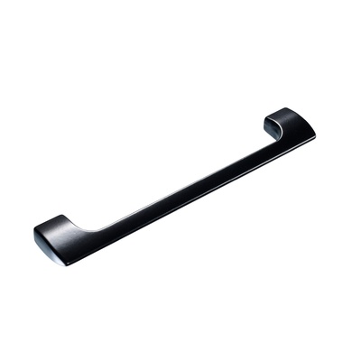 Handle Langa, drill hole spacing 160 mm, L 177.5 mm, W 12 mm, H 28 mm, matt black