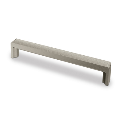 Poignée Amato, entraxe des perçages 160 mm, L 169 mm, L 15 mm, H 35 mm, aspect inox brossé