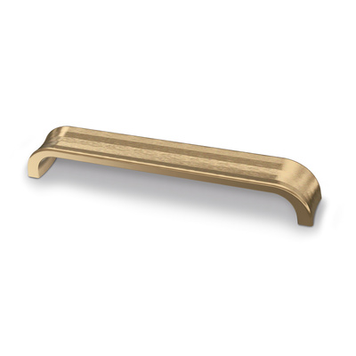 Handle Andria, drill hole spacing 160 mm, L 170.5 mm, W 25 mm, H 23.5 mm, brushed antique brass look