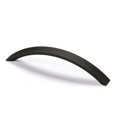 Tirador Balmo, distancia entre taladros 128 mm, L 149 mm, B 15 mm, H 32 mm, Negro mate