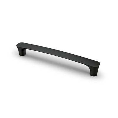 Handle Istrana, drill hole spacing 192 mm, L 214 mm, W 25 mm, H 32 mm, matt black