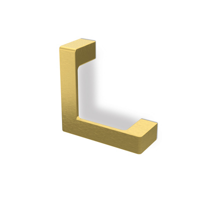 Handle Livorno, drill hole spacing 64 mm, L 57 mm, W 57 mm, H 22 mm, gold look, matt, brushed