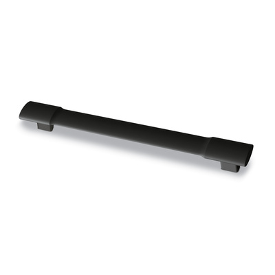 Handle Paliano, drill hole spacing 192 mm, L 228 mm, W 24 mm, H 26 mm, matt black