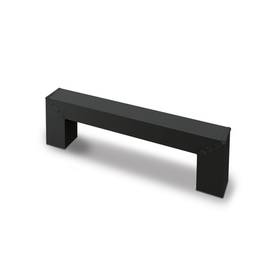 Greep Peoria, boorafstand 96 mm, L 110 mm, B 14 mm, H 40 mm, mat zwart