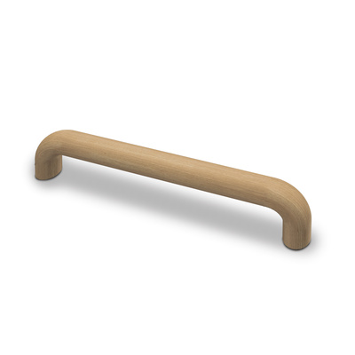 Poignée Ravina, entraxe des perçages 96 mm, L 108 mm, L 12 mm, H 28 mm, hêtre brut