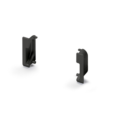 Embout Spira, L 11 mm, H 43 mm, noir mat