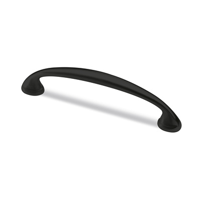Handle Terranda, drill hole spacing 96 mm, L 112 mm, W 12 mm, H 24 mm, matt black