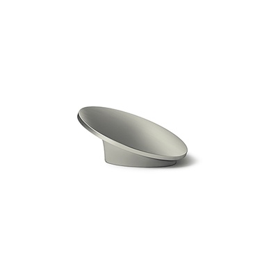 Uchwyt Amisia, odległość wiercenia 32, B 62 mm, H 28 mm, ø 65 mm, Wykończenie stal nierdzewna szczotkowana