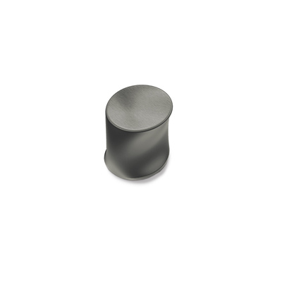 Knopf Bonea, L 29 mm, B 22 mm, H 25 mm, Zinn Optik gebürstet