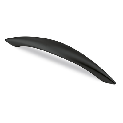 Handle Carvo, drill hole spacing 128 mm, L 158 mm, W 19 mm, H 30 mm, matt black